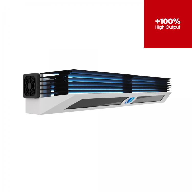 Екранований опромінювач з жалюзі BactoSfera EKRAN Jalousie 25 FAN + 100%